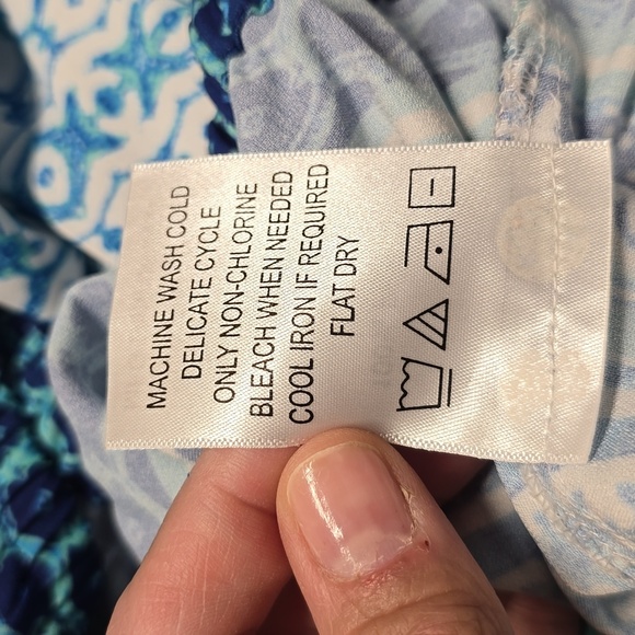 {Cabana Life} Aruba Blues Tassel Blouse - Size Large - Picture 17 of 17